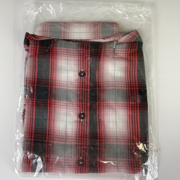 DIXXON Youth Division Shirt Boys XL Capone Bamboo Plaid Summer Camp Punk - Picture 6 of 6